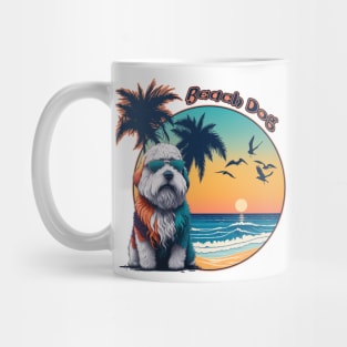 Cool Beach Dog Mug